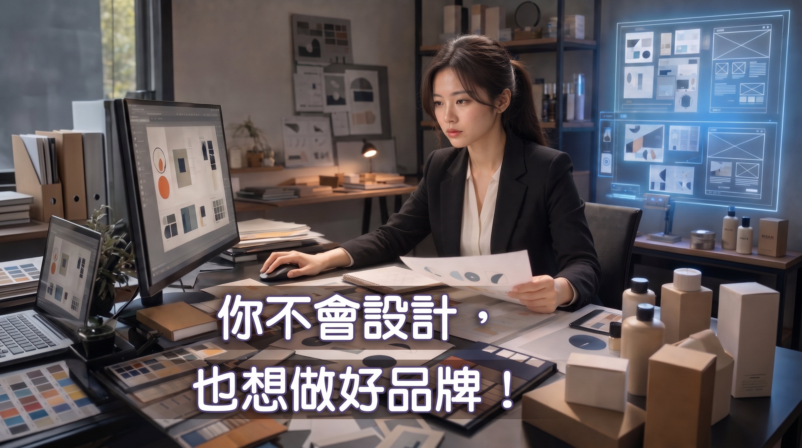 不會設計，也想做好品牌